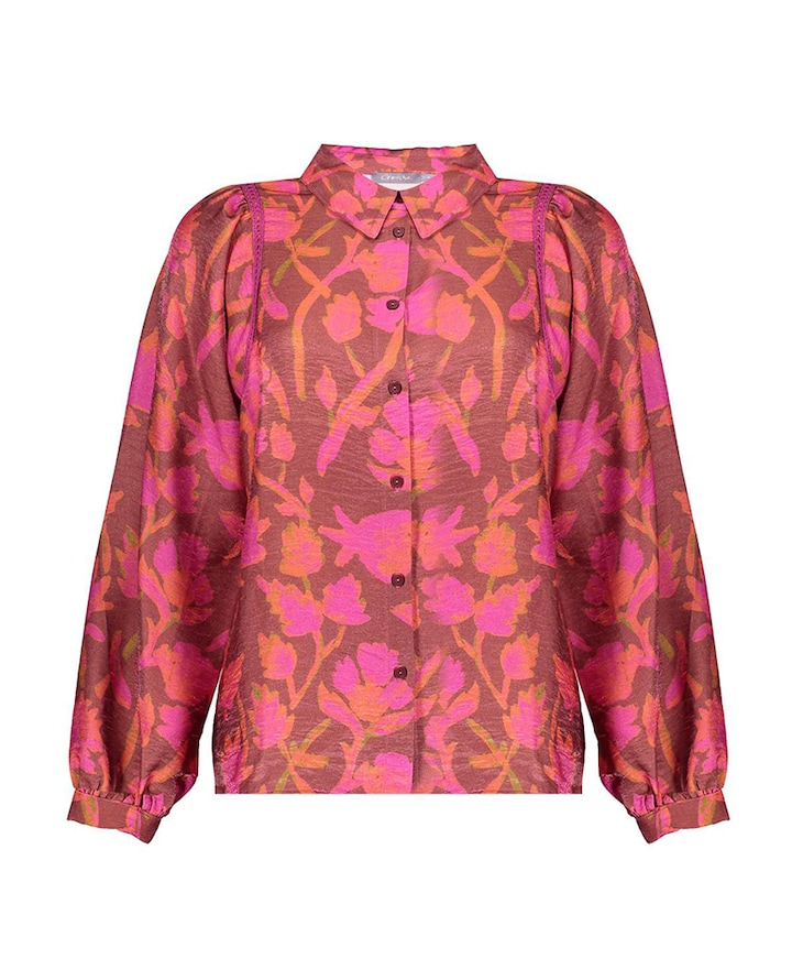 Blouse roze