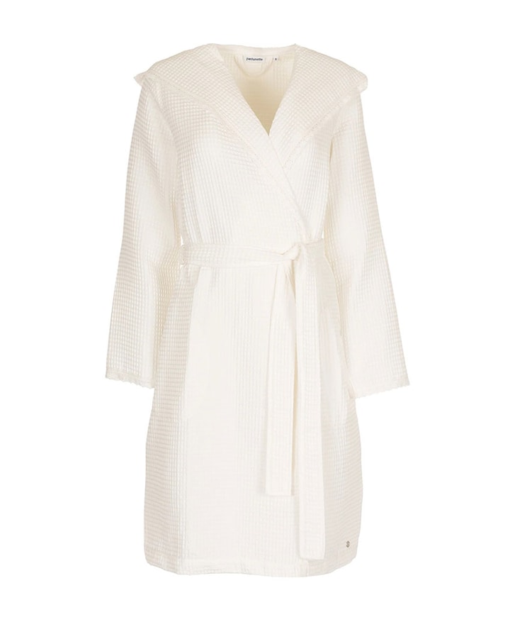 Dames ochtendjas ecru