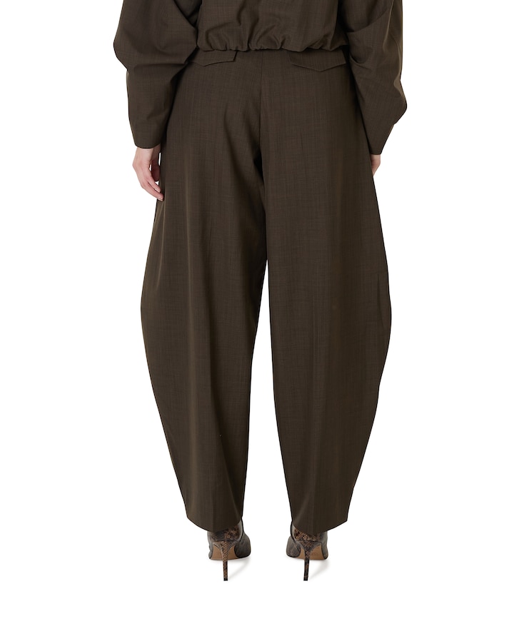 Dante Mid waist Pants dames broek groen