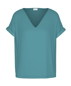 Dames pyjamatop blauw