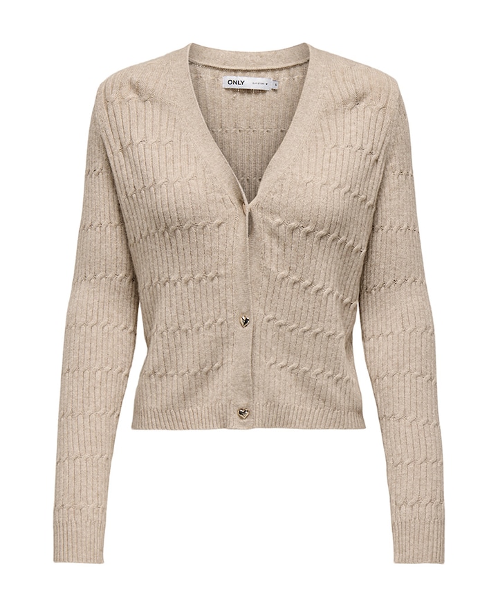 Dames vest beige
