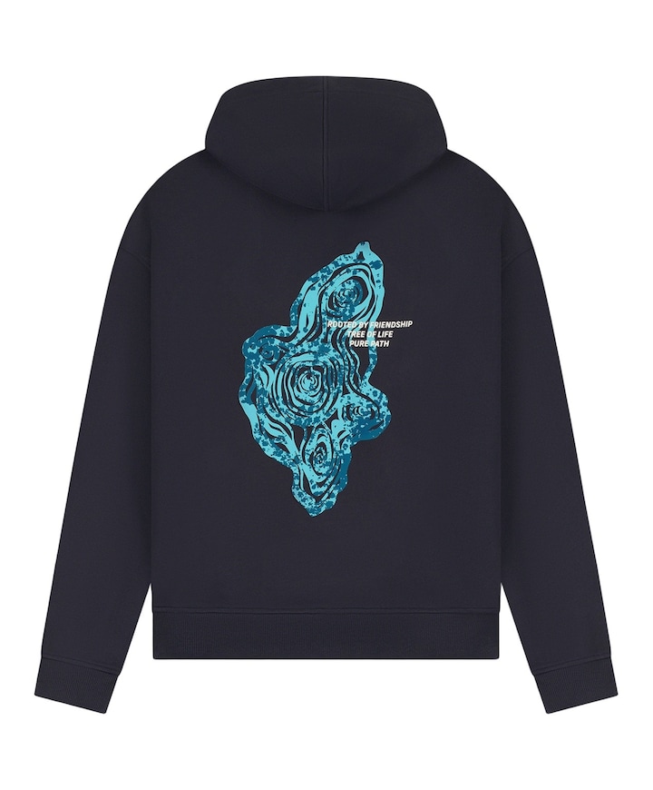 Heren sweater blauw