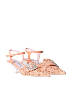 dames slingbacks oranje