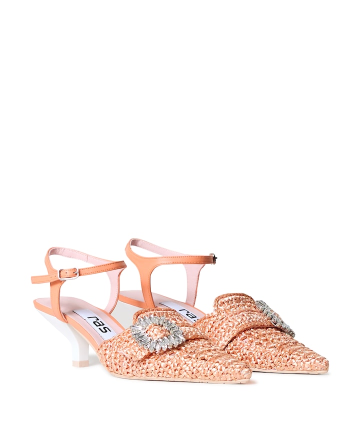 dames slingbacks oranje