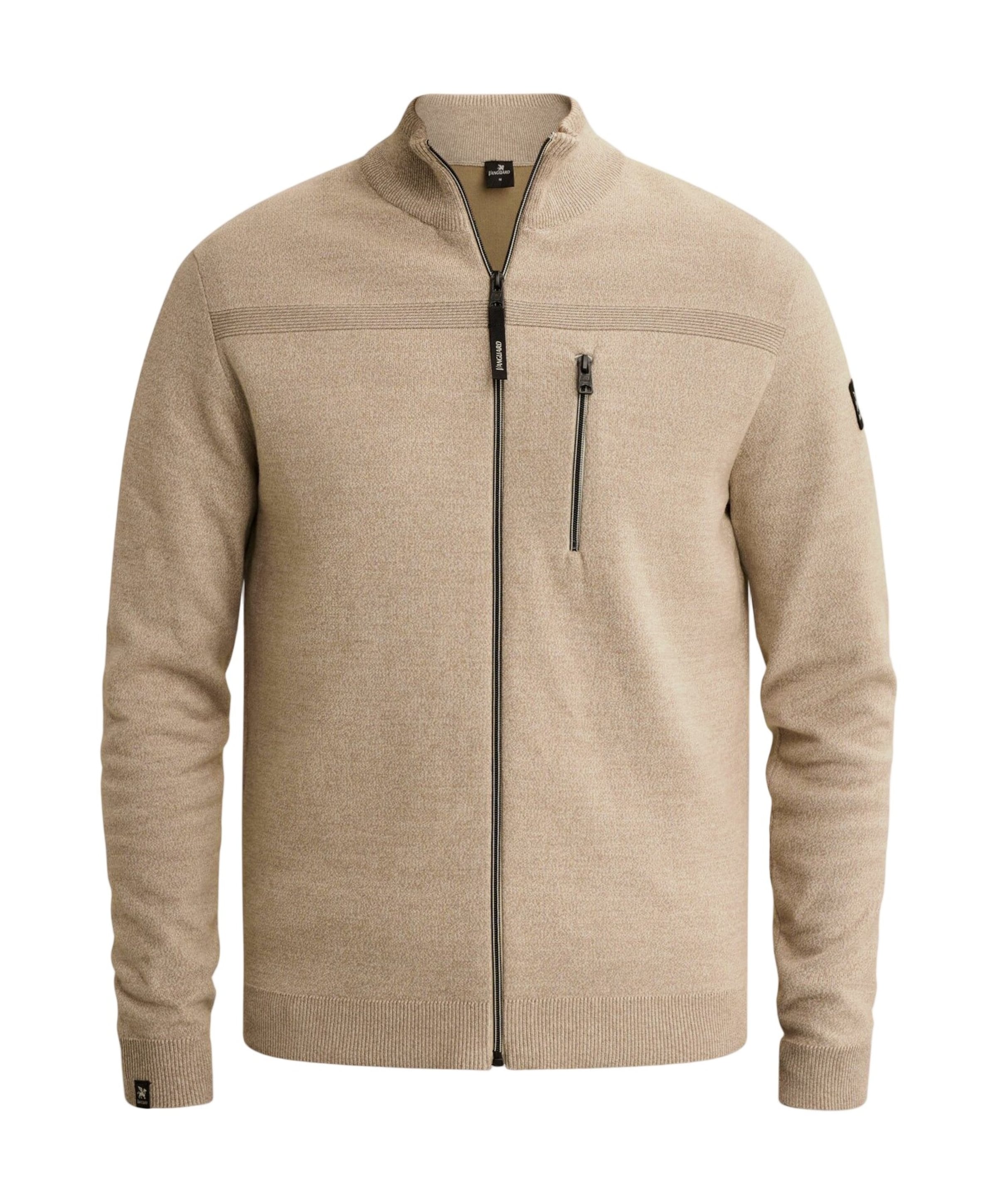 Heren vest beige