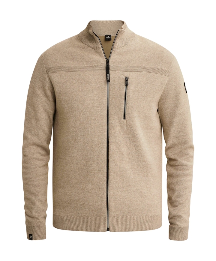 Heren vest beige
