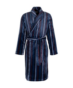 Heren ochtendjas blauw