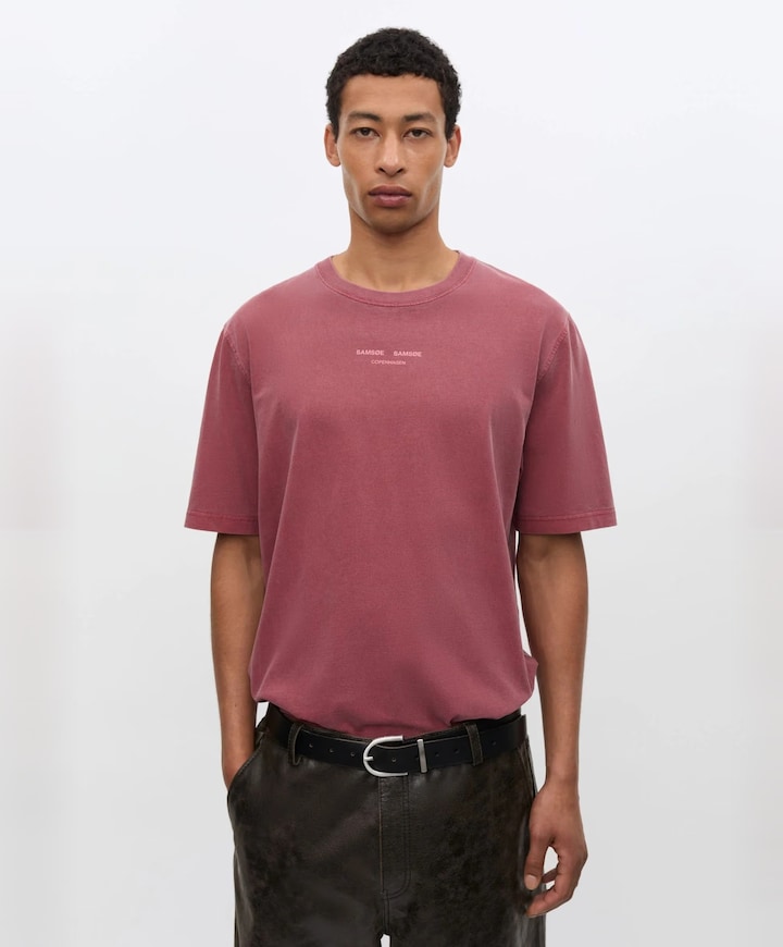 Heren T-shirt rood