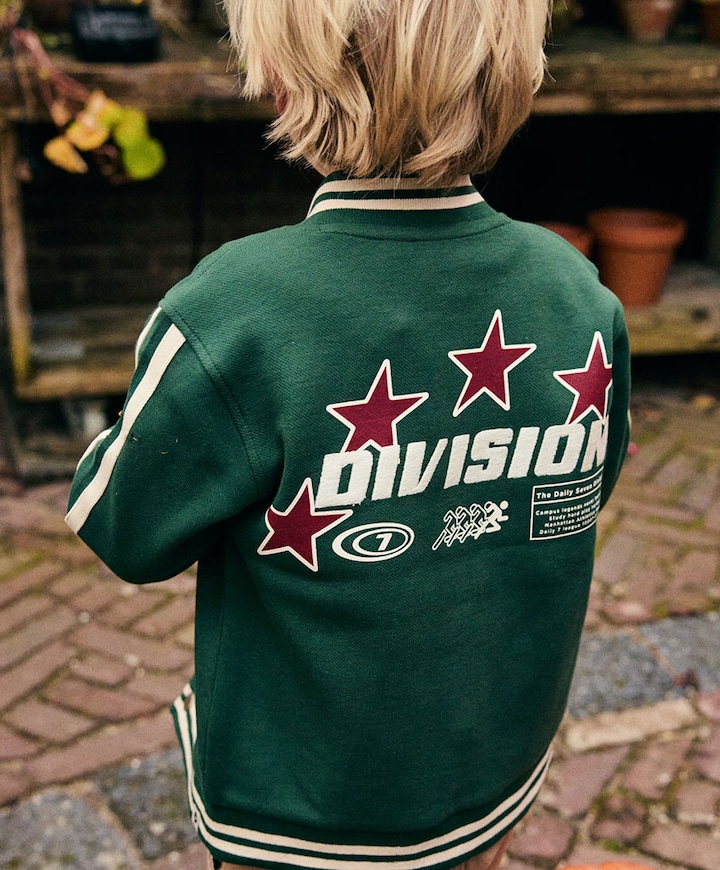 Jongens jas groen