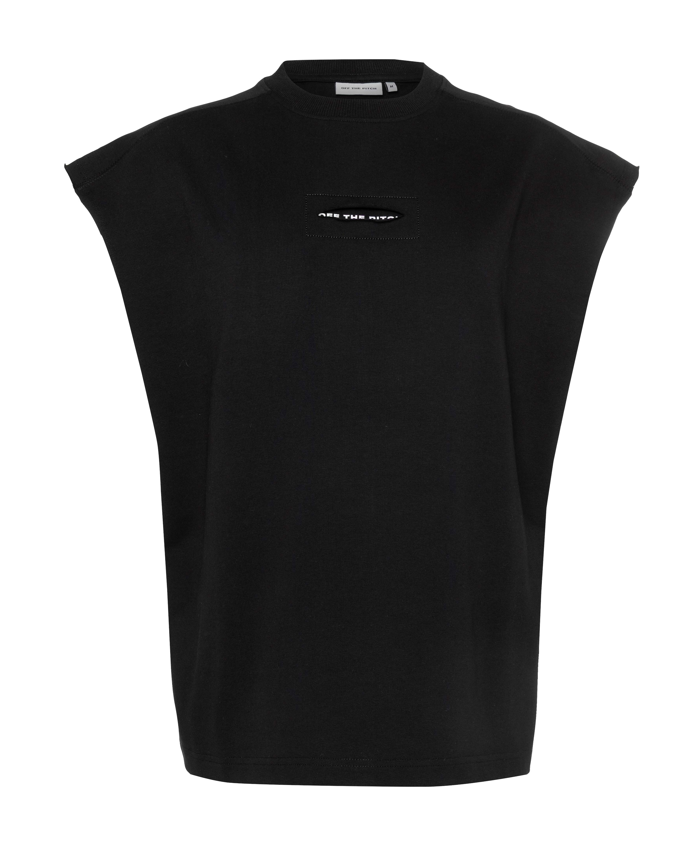 Heren singlet zwart