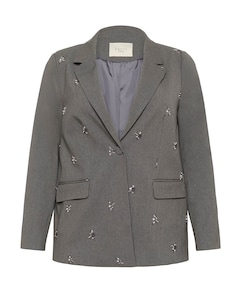 Dames blazer grijs