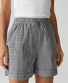 Melane structure korte broek blauw