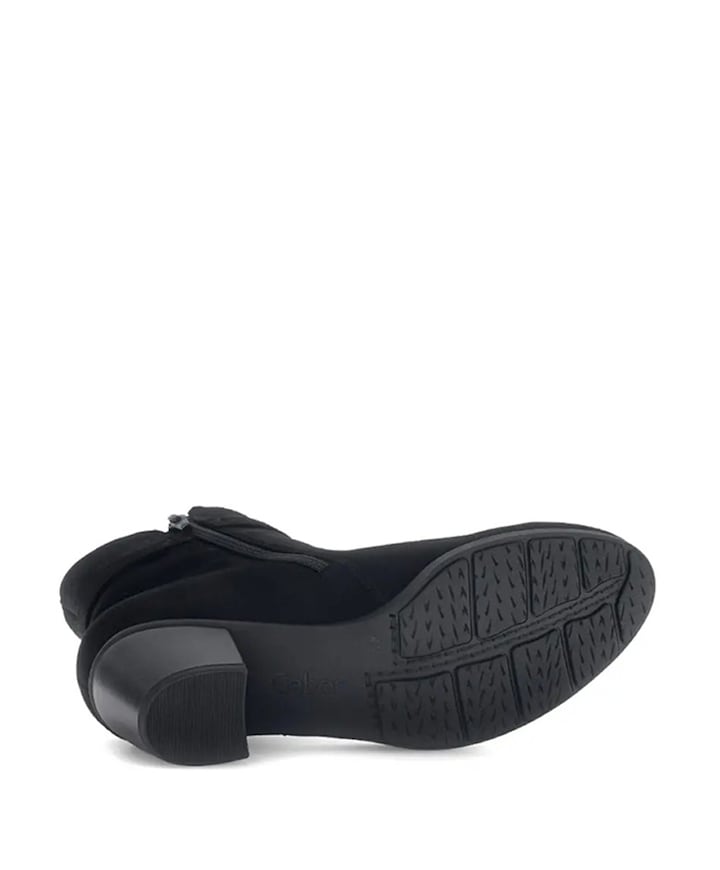 dames enkellaarzen zwart