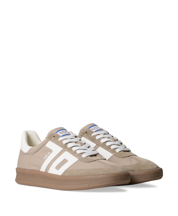 DOUBLE heren sneakers beige