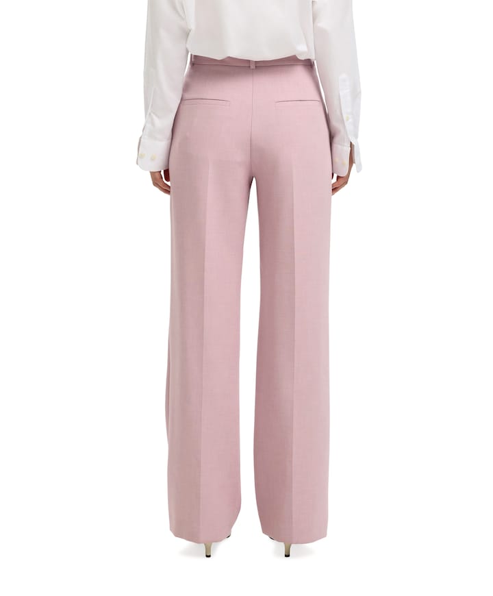 SLFRITA MW WIDE PANT MEL NOOS dames broek roze