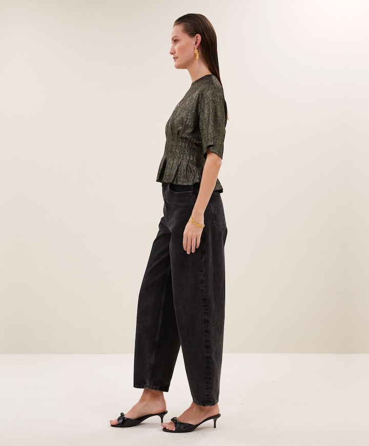 Dames blouse goud