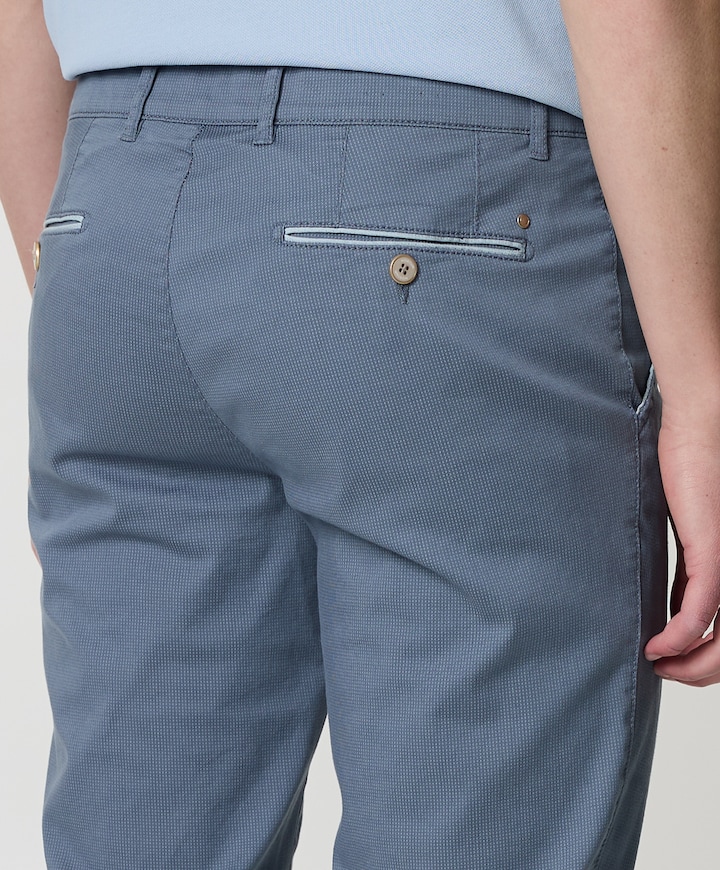 Luxury Comfort Chino heren pantalon blauw
