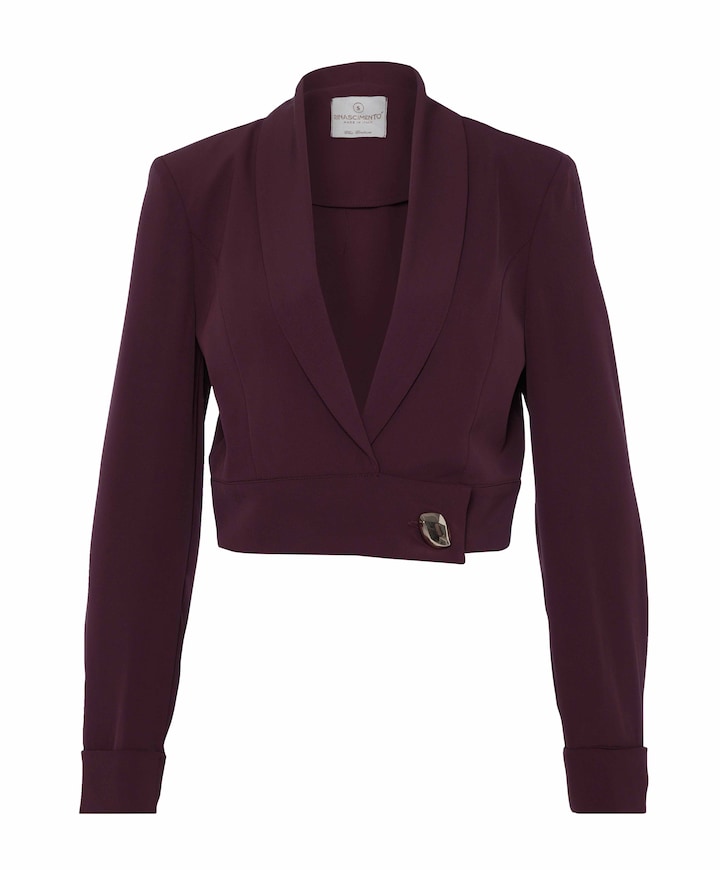 Dames blazer bordeaux