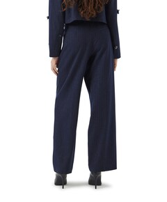 YASMIDNIGHT WIDE MW PANT - SHOW dames broek blauw