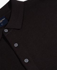 Heren polo bruin