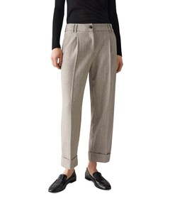 Meeri herringbone pantelon grijs