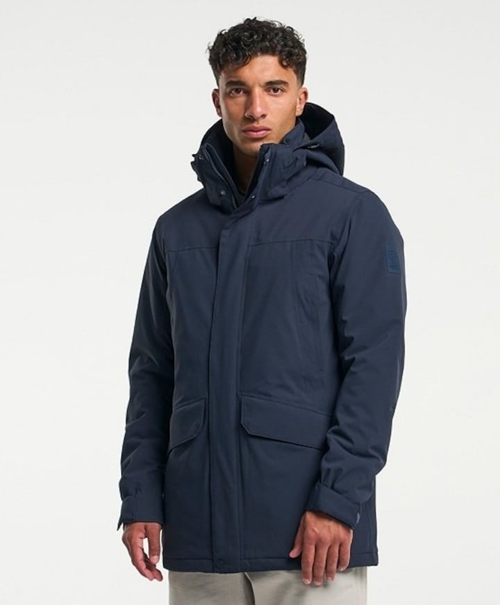 Heren jas blauw