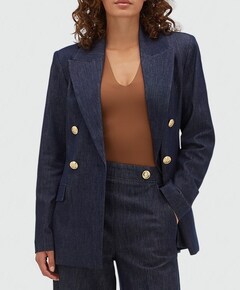 Dames blazer blauw