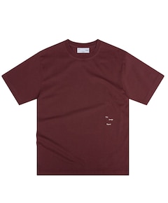 Heren T-shirt bordeaux