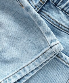 Denim Baggy jongens korte broek blauw