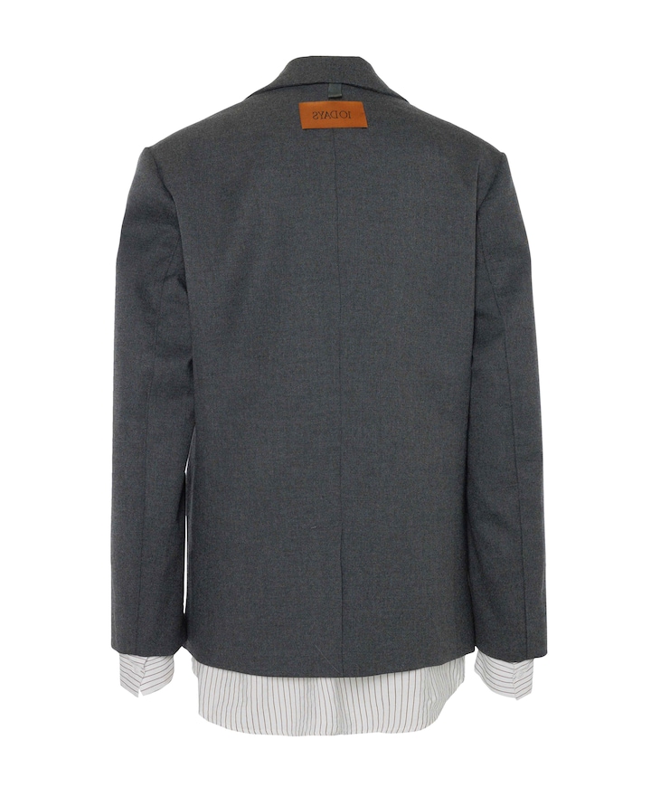 Dames blazer grijs