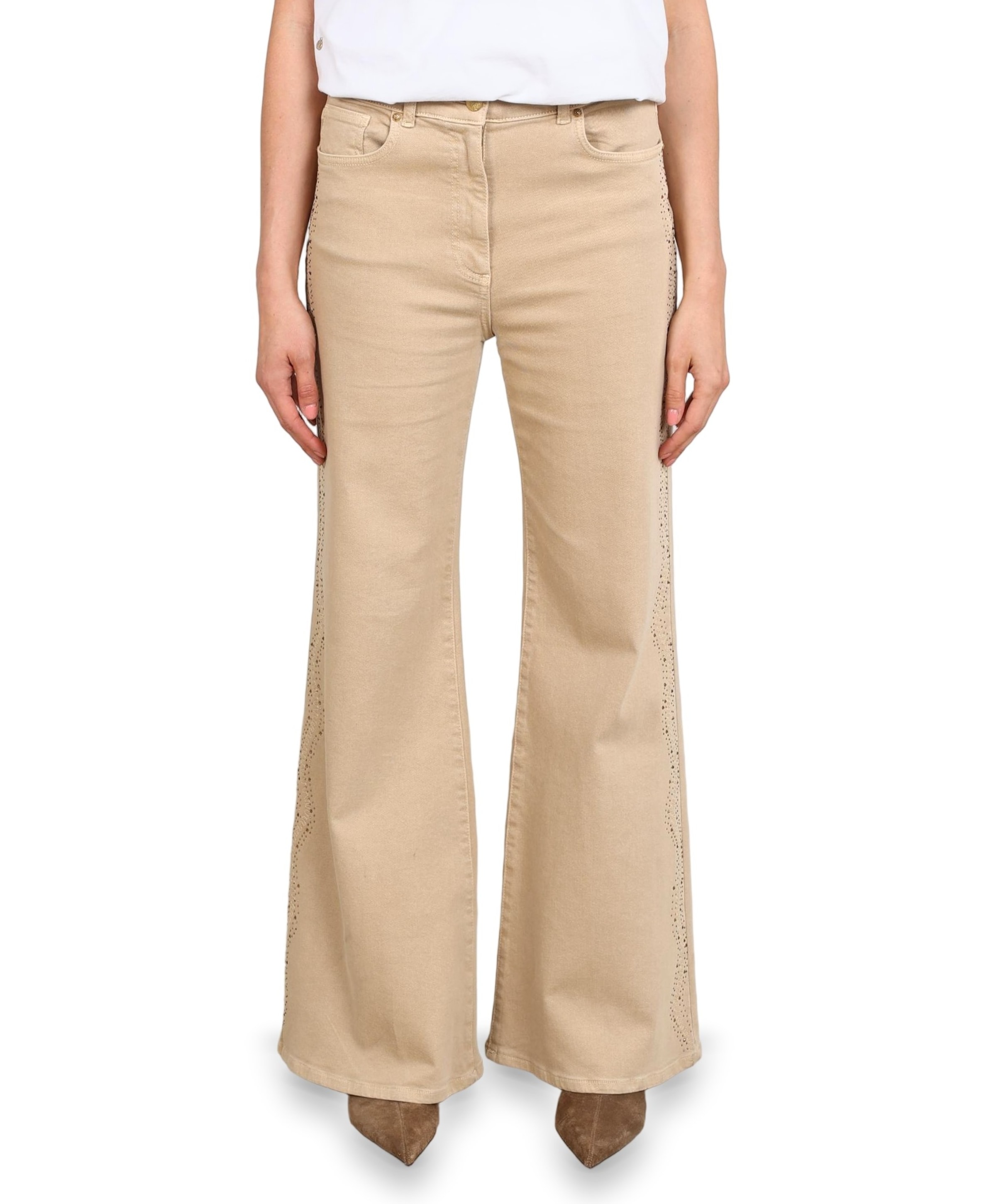 Tessa Strass dames broek beige