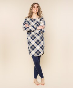 Dames pyjamabroek blauw