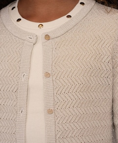 Meisjes vest beige