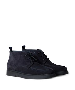 heren veterboots blauw