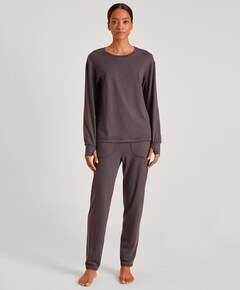 Dames pyjamatop bordeaux