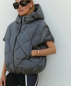 Dames bodywarmer grijs