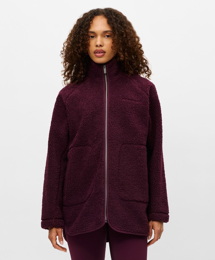 Dames vest bordeaux