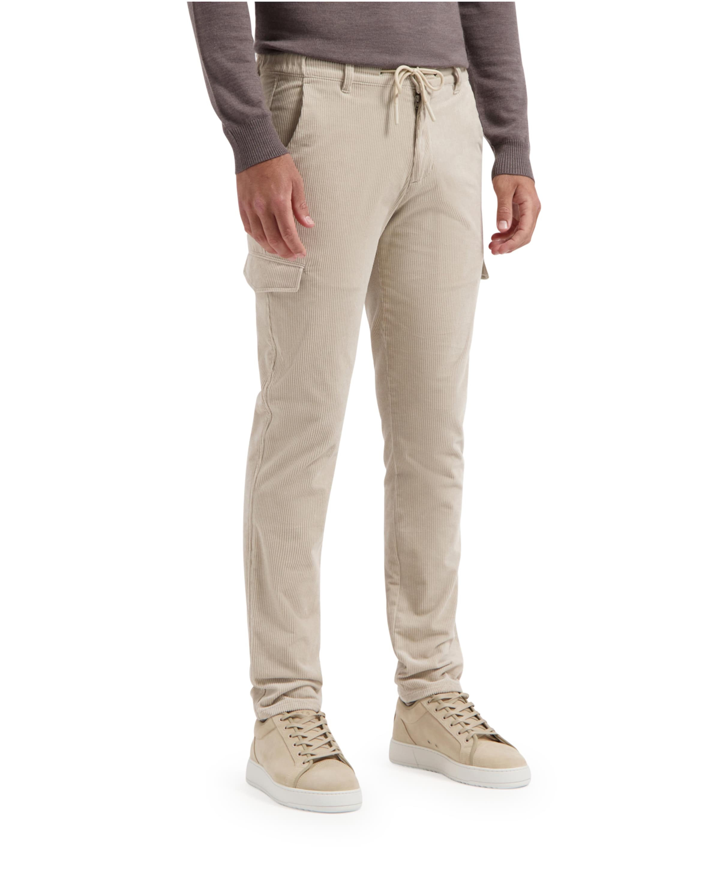 Cargo Cord Chino Collection heren broek beige