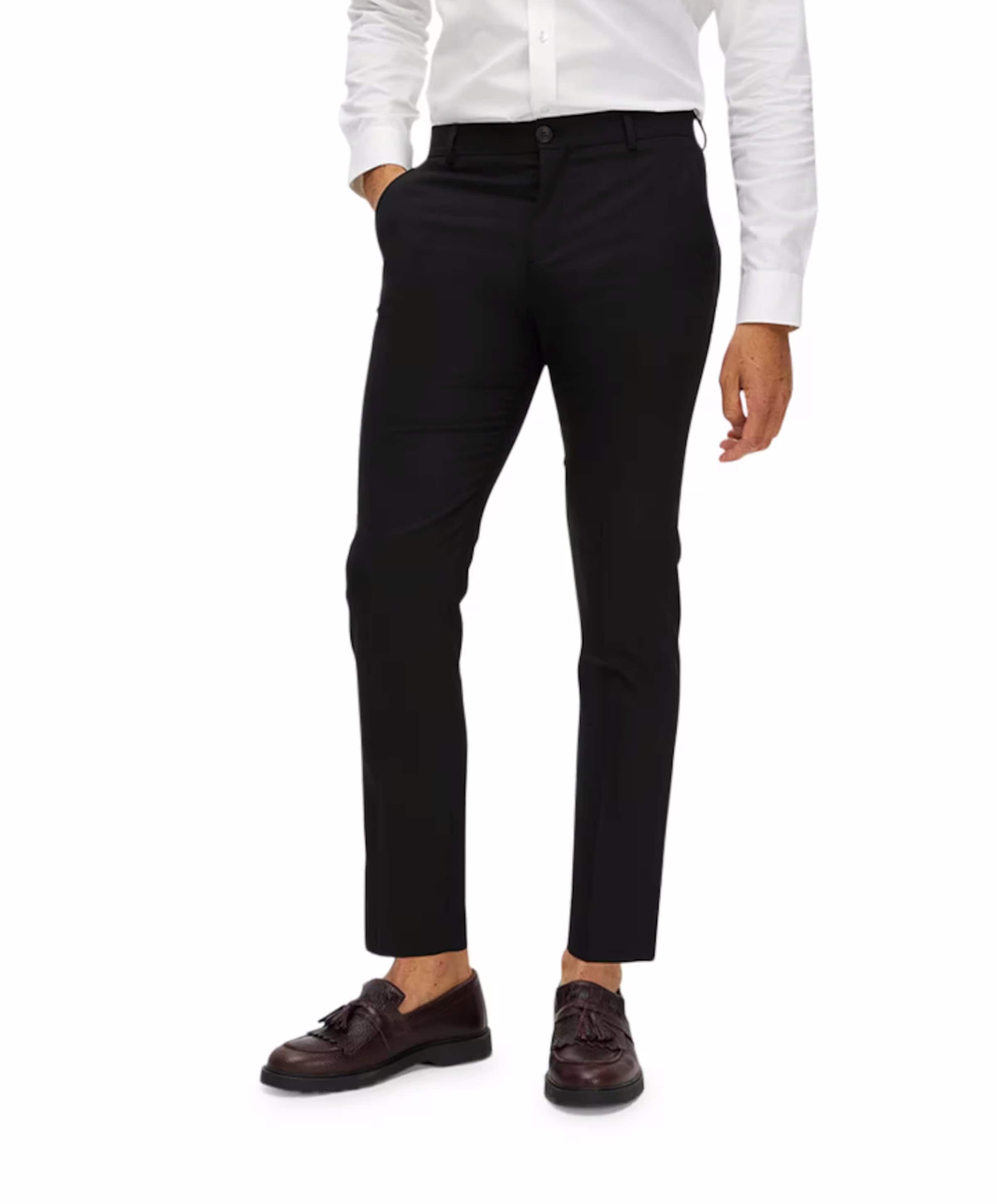 SLHSLIM-NEIL TRS B NOOS heren pantalon zwart