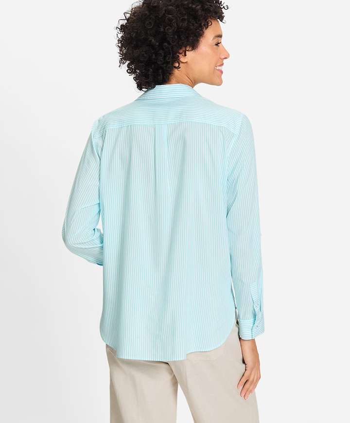 Blouse blauw