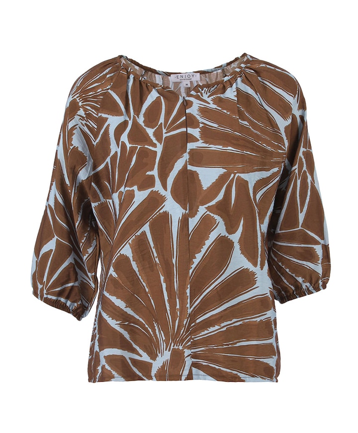 Dames blouse bruin