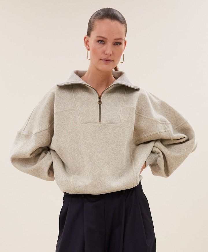 Dames sweater goud