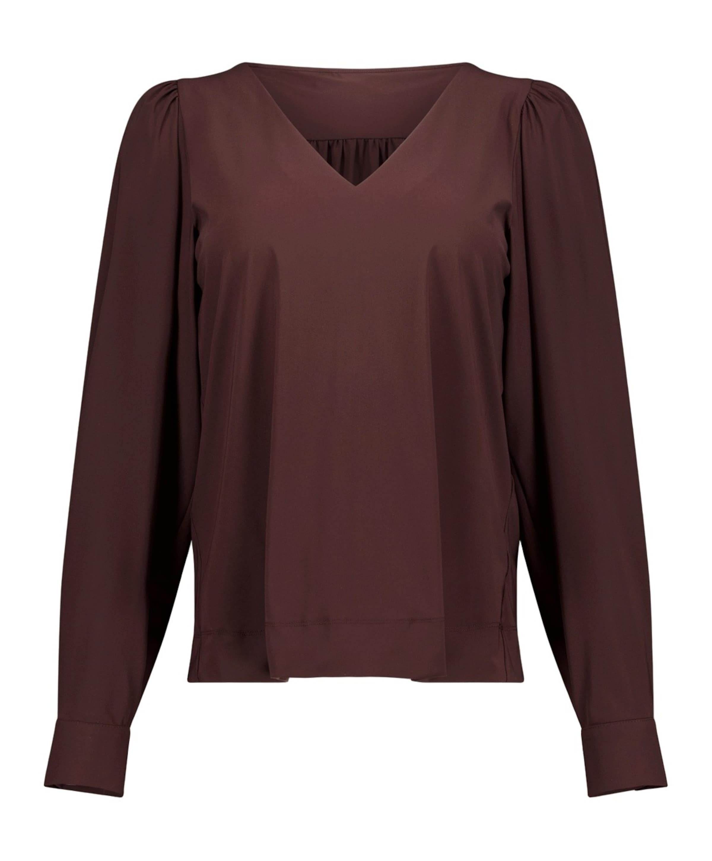 Dames top bruin