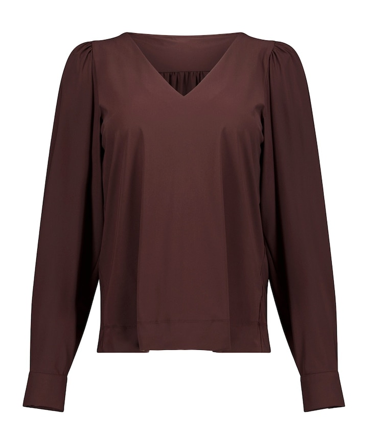 Dames top bruin