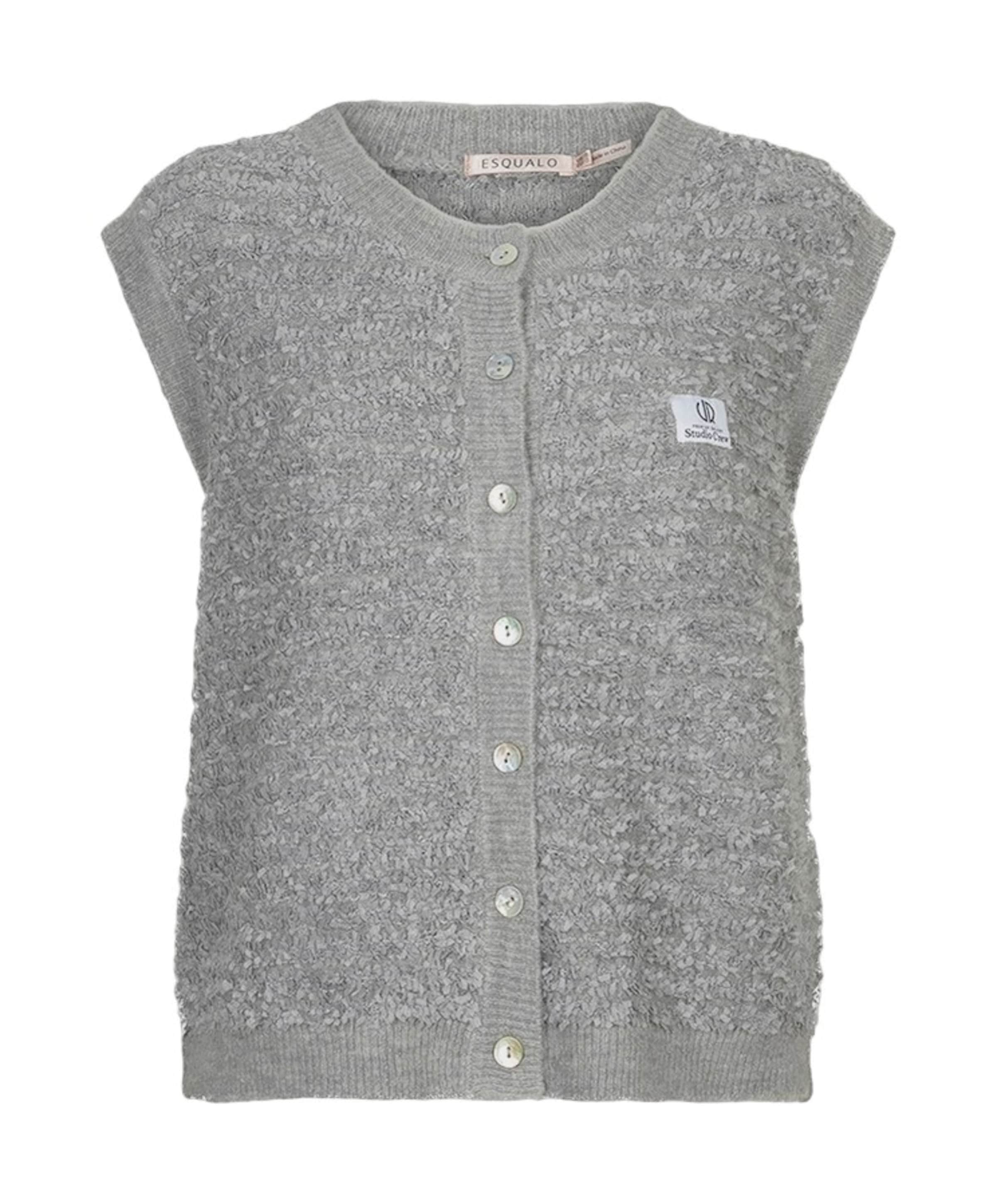 Dames gilet grijs