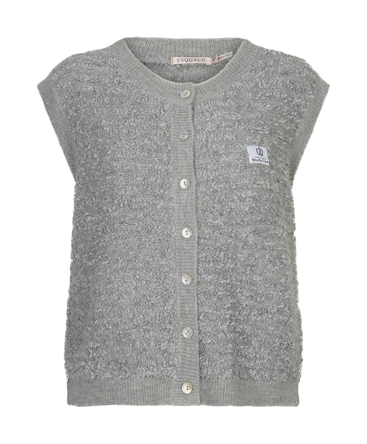 Dames gilet grijs