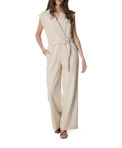 Dames jumpsuit beige