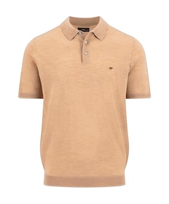 Heren polo beige