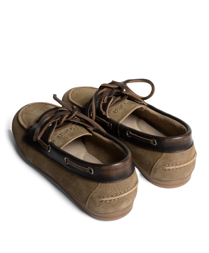 dames mocassins bruin