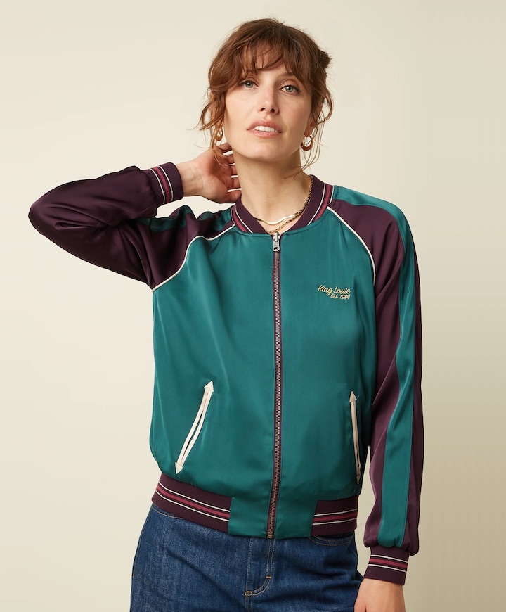 Dames jas bordeaux